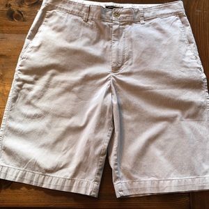 Banana Republic size 32 Tan pinstripes